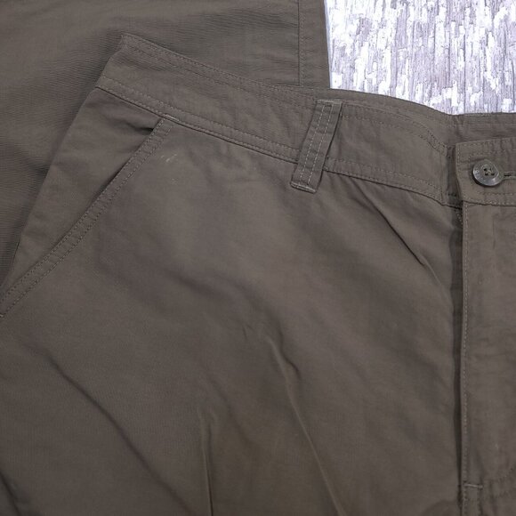 Eddie Bauer Pants Mens 36x30 Travex Green Outdoor Hiking Straight Lightweight - Picture 5 of 10